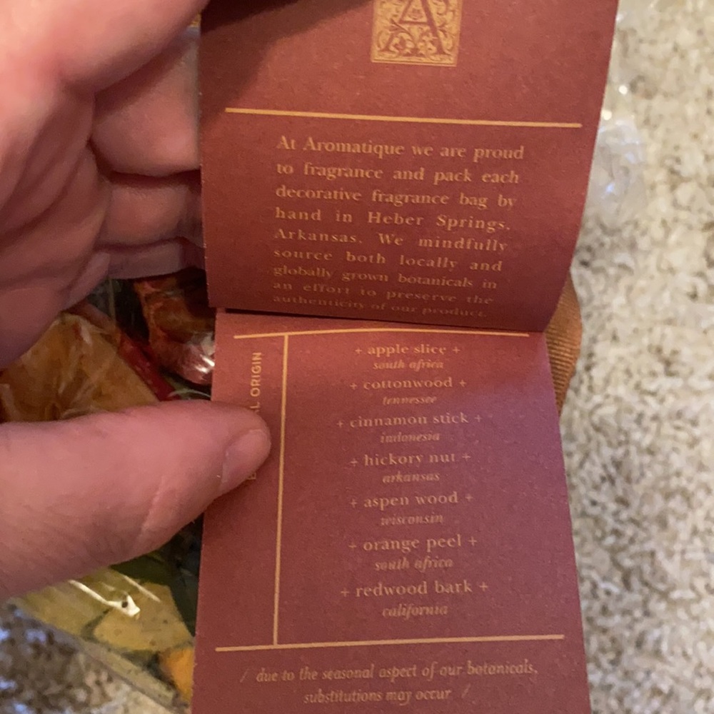 🆕Aromatique: Cinnamon Cider Bagged Potpourri - Picture 3 of 4